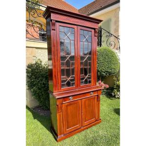 English Mahogany Bookcase
