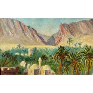 Dufraisse - Oil On Canvas, Moroccan Landscape