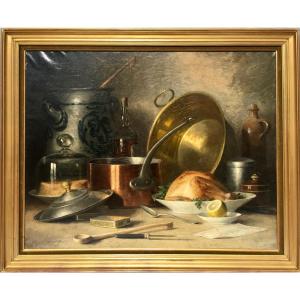 A. During - Still Life, Oil On Canvas