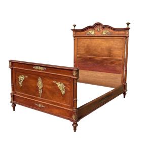 Louis XVI Style Mahogany Bed