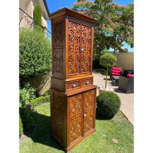 Carved Walnut Buffet