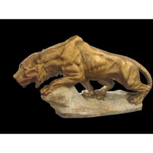 Cartier Thomas - Bronze Roaring Lioness
