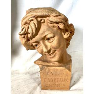 The Neapolitan Laugher After Carpeaux. Terracotta