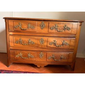 Dresser In Blond Walnut With 3 Drawers XVIII