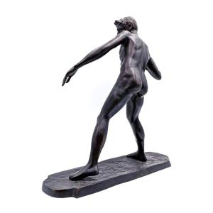 Antique Character.bronze With Brown Patina