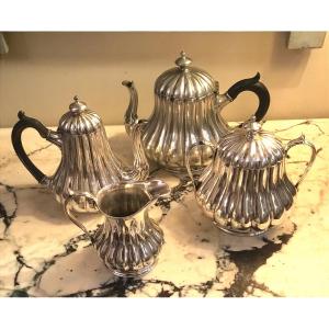 Silver-plated Metal Coffee Service. Sheffield