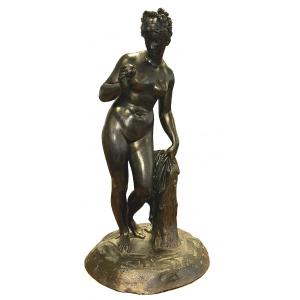 After Bertel Thorvaldsen, Aphrodite, Patinated Plaster Sculpture 