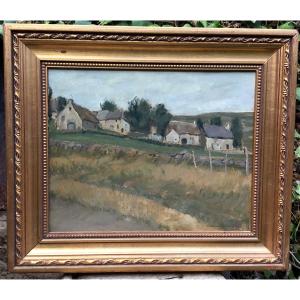 Simon Simon-auguste (1909-1987) Oil On Cardboard, Signed And Dated 1937