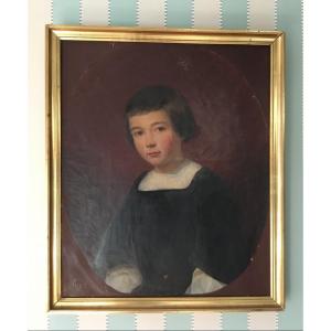  Child Portrait Signed Gosse And Dated 1845