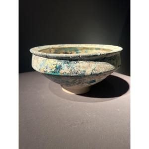 Glazed Earthenware Cup From Kashan, Persia, 14th-15th Century.