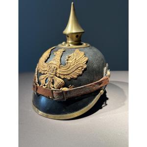 Prussian Private Pickelhaube, 157th Regiment, Model 1895, Dated 1910-1914.