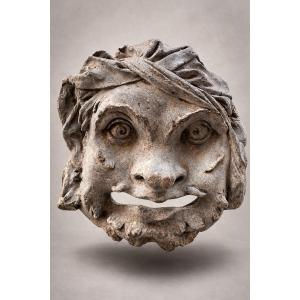 Lead Fountain Spout, France, From The Louis XIV Period.