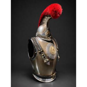 Carabinier Other Ranks Helmet And Cuirass Set, Model 1854, France, Second Empire, 1860.