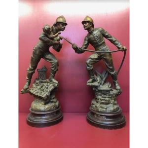 Firefighters In Action