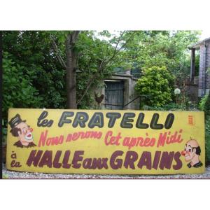 Circus Advertising Panel For The Fratelli