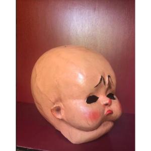 Baby Paper Mache Carnival Head