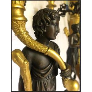 Pair Of Restoration Candelabra