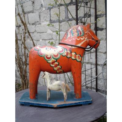 Old Toy Horse From The Count Of Dalecarlie