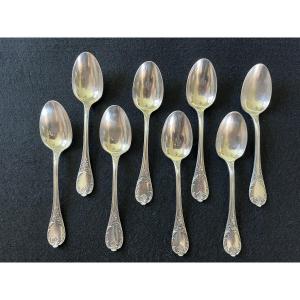 Christofle 8 Small Spoons Marly Model