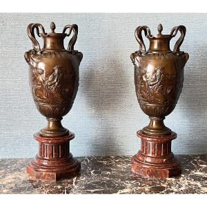 Bronze Vases – F. Barbedienne