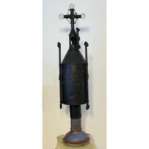 "19th-century Sheet Metal Processional Lantern"