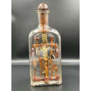 Passion Bottle. Folk Art.