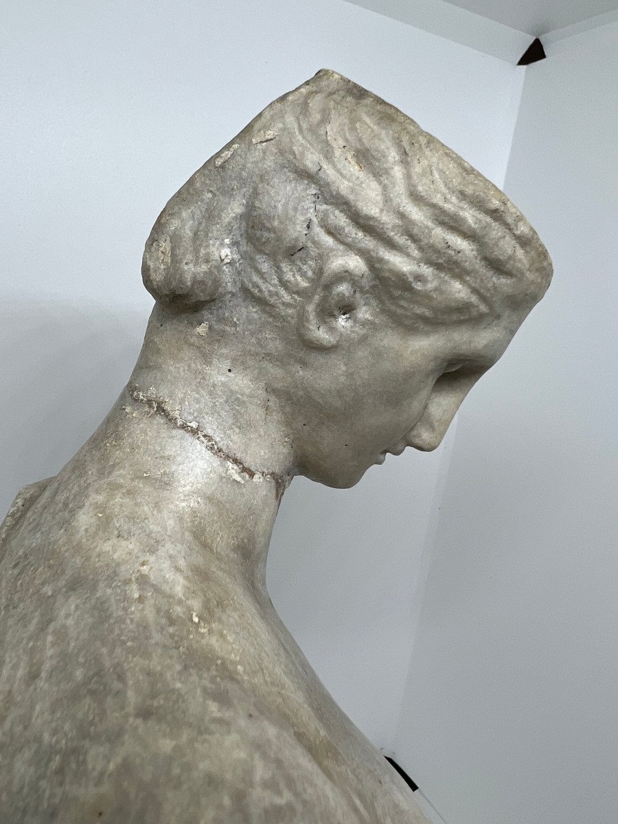 Busto in marmo Italia XIX sec.-photo-3