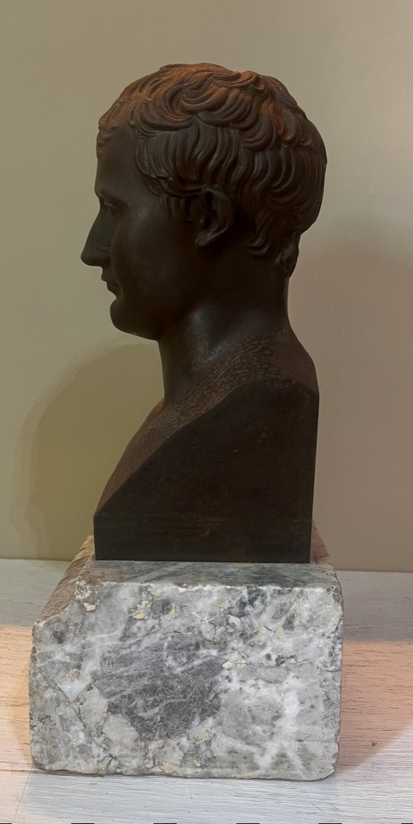 Busto di Napoleoen giovane Francia XIX sec-photo-3