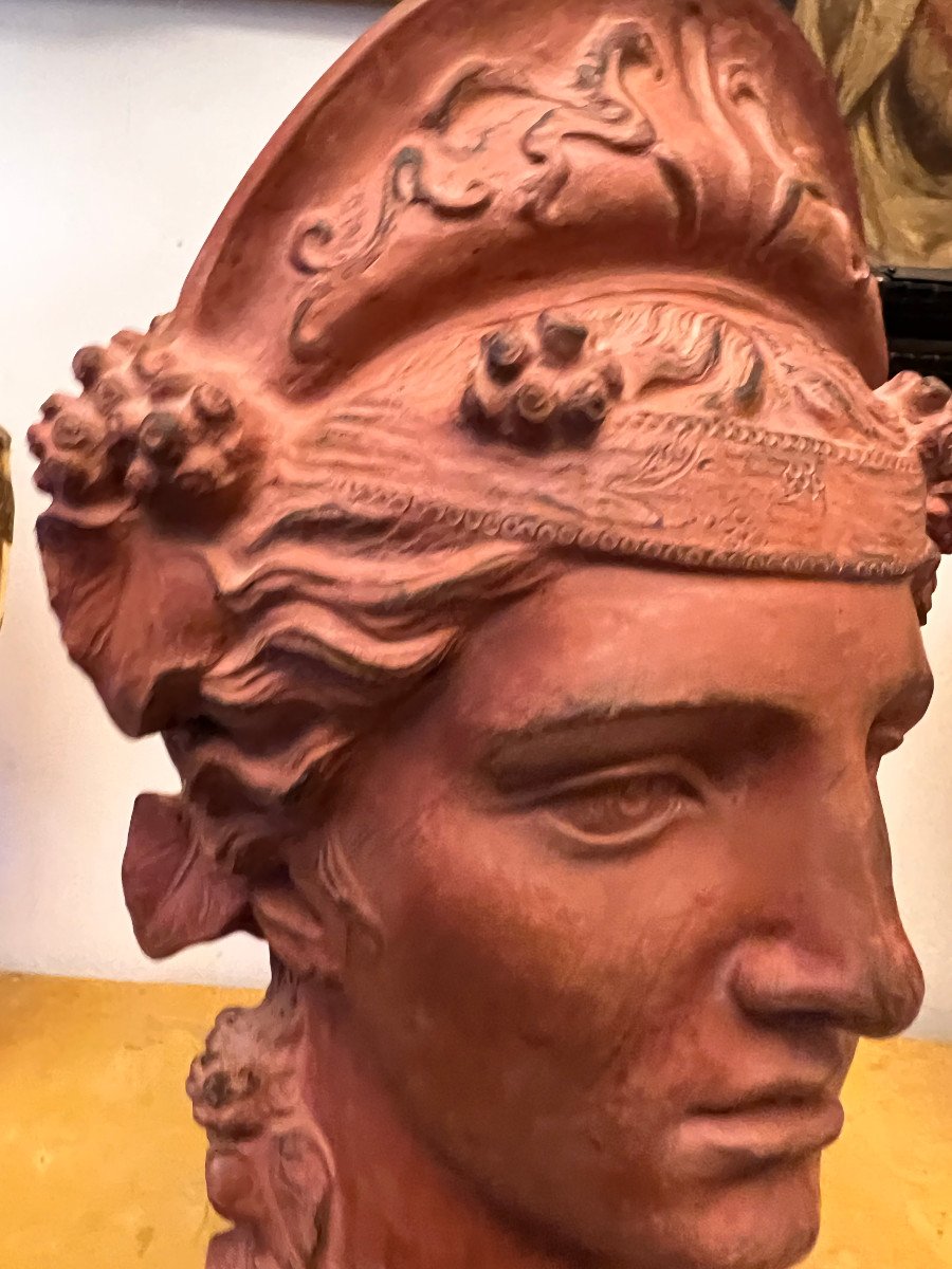 Vaso in terracotta inizio XX sec. Italia-photo-8