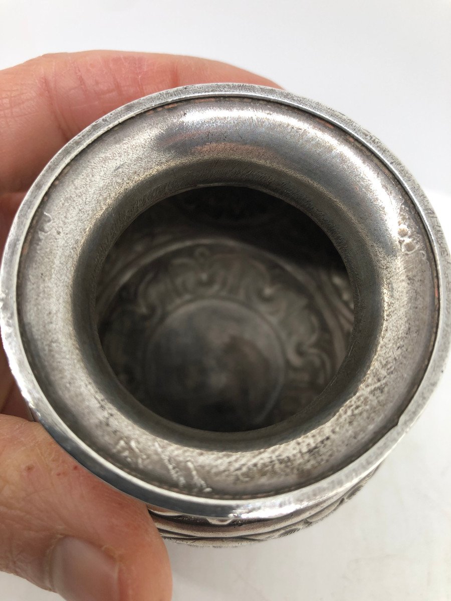 Piccolo vaso in argento Medio Oriente XX sec.-photo-5