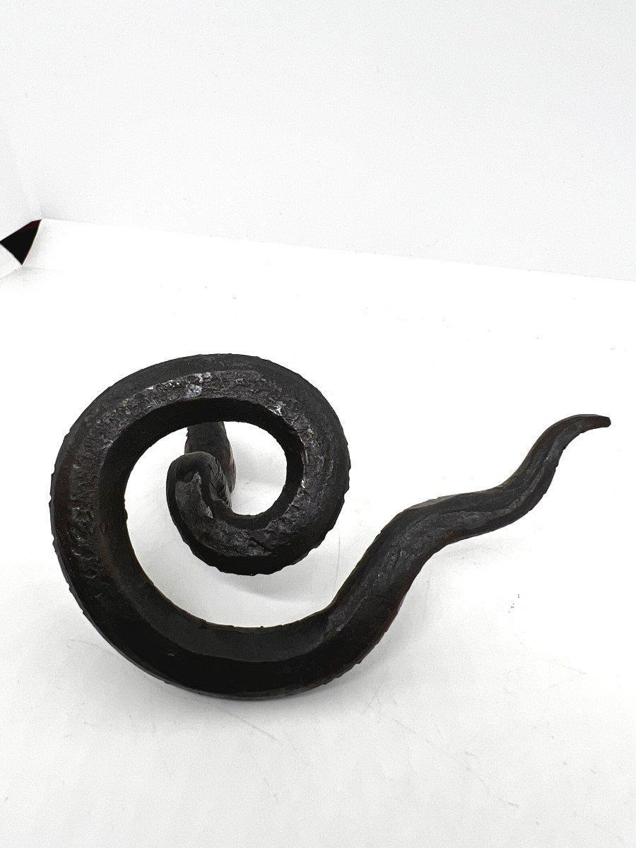 Serpente in ferro forgiato Italia XX sec -photo-3