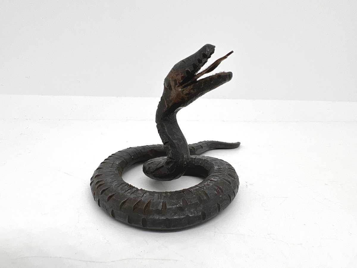 Serpente in ferro forgiato Italia XX sec 