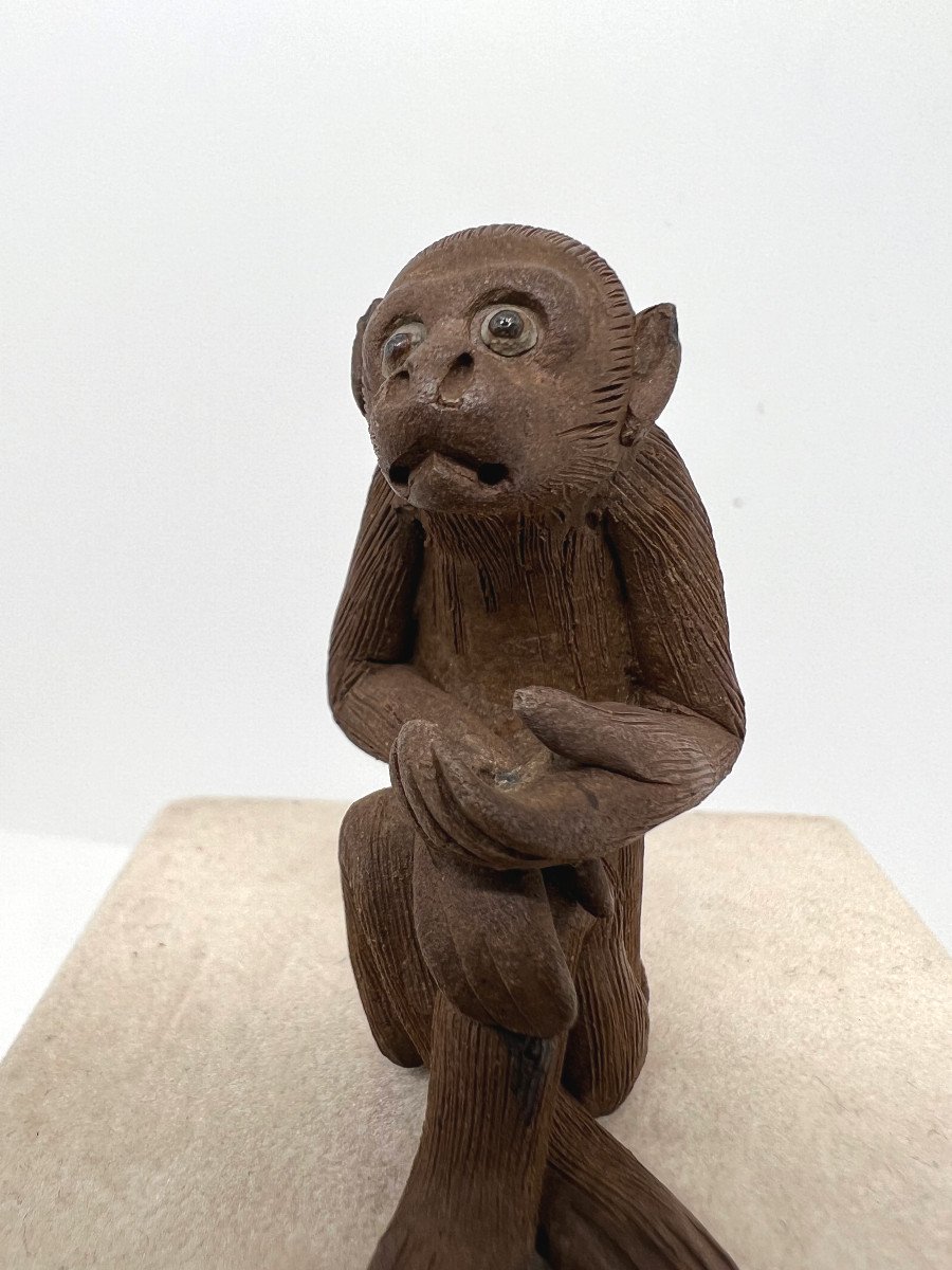 Scimmia in ceramica-photo-3