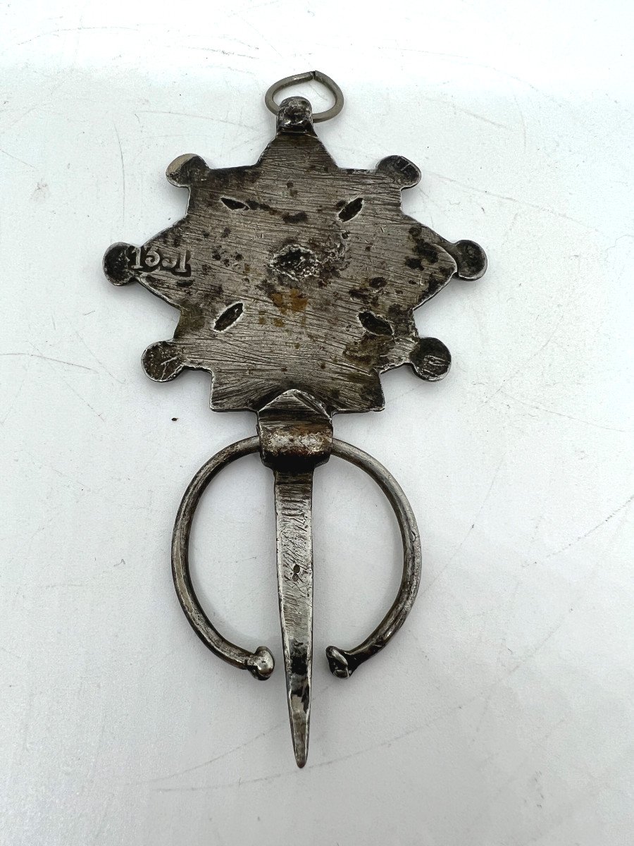 Fibula in argento Marocco fine del XIX sec.-photo-4