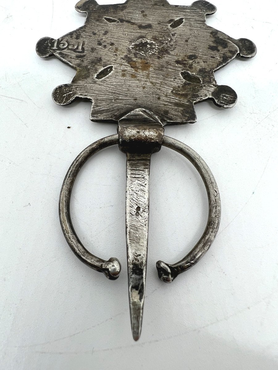 Fibula in argento Marocco fine del XIX sec.-photo-1