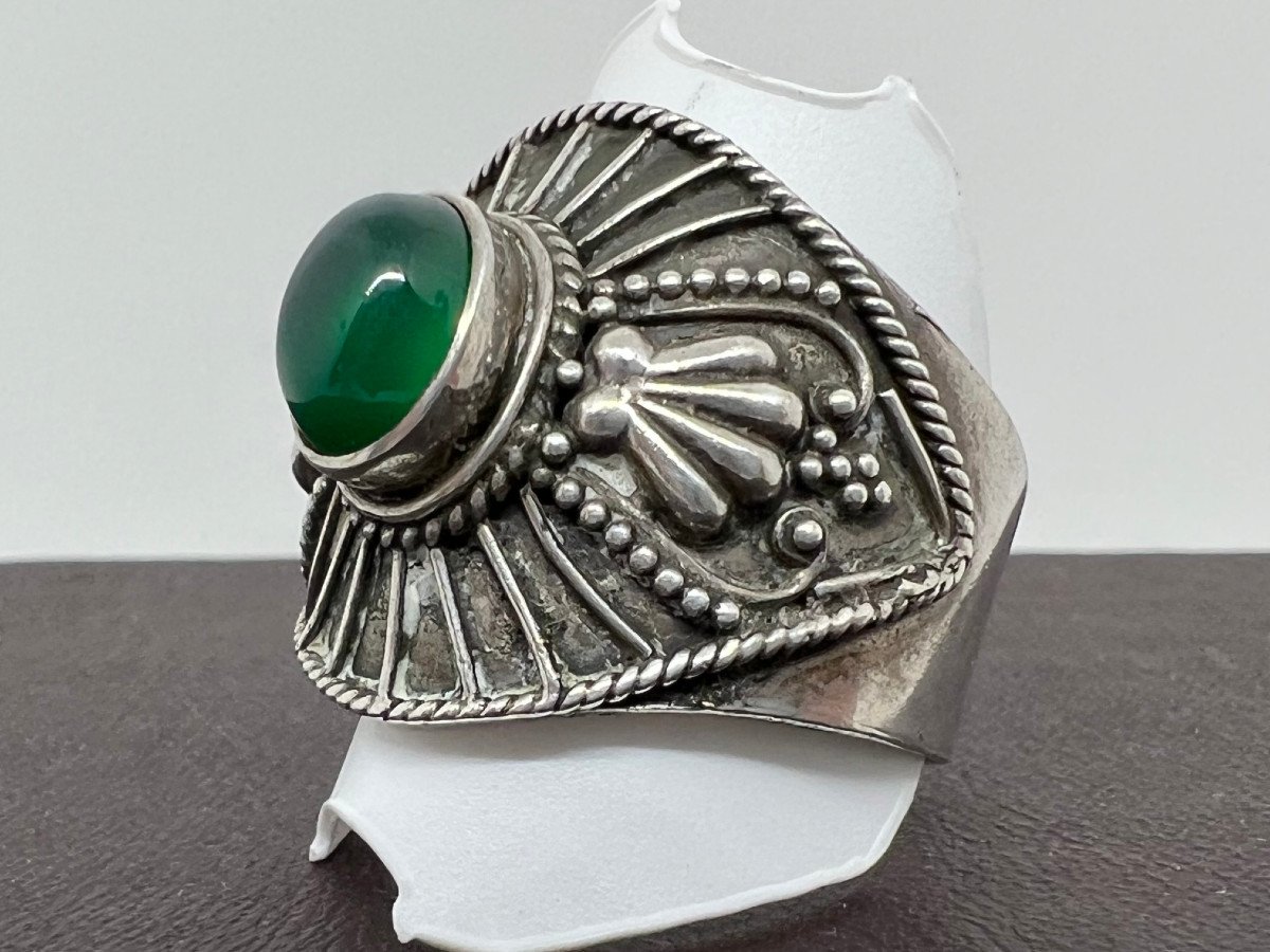 Anello in argento India XX sec.-photo-2