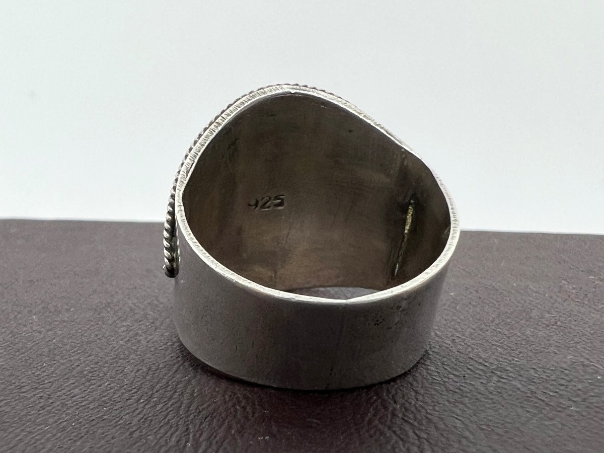 Anello in argento India XX sec.-photo-4