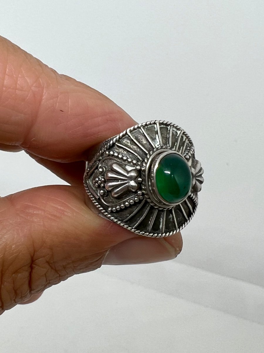 Anello in argento India XX sec.-photo-1