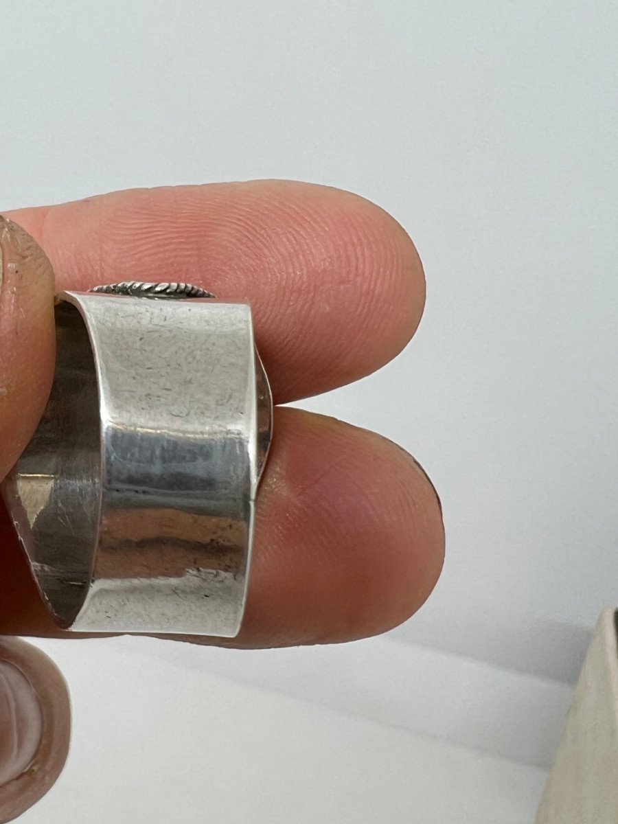 Anello in argento India XX sec.-photo-2