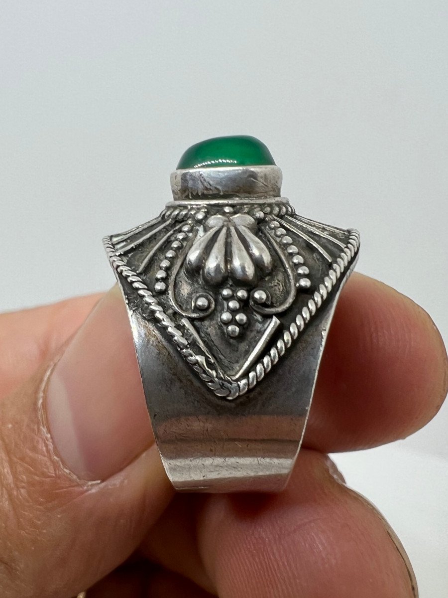 Anello in argento India XX sec.-photo-4