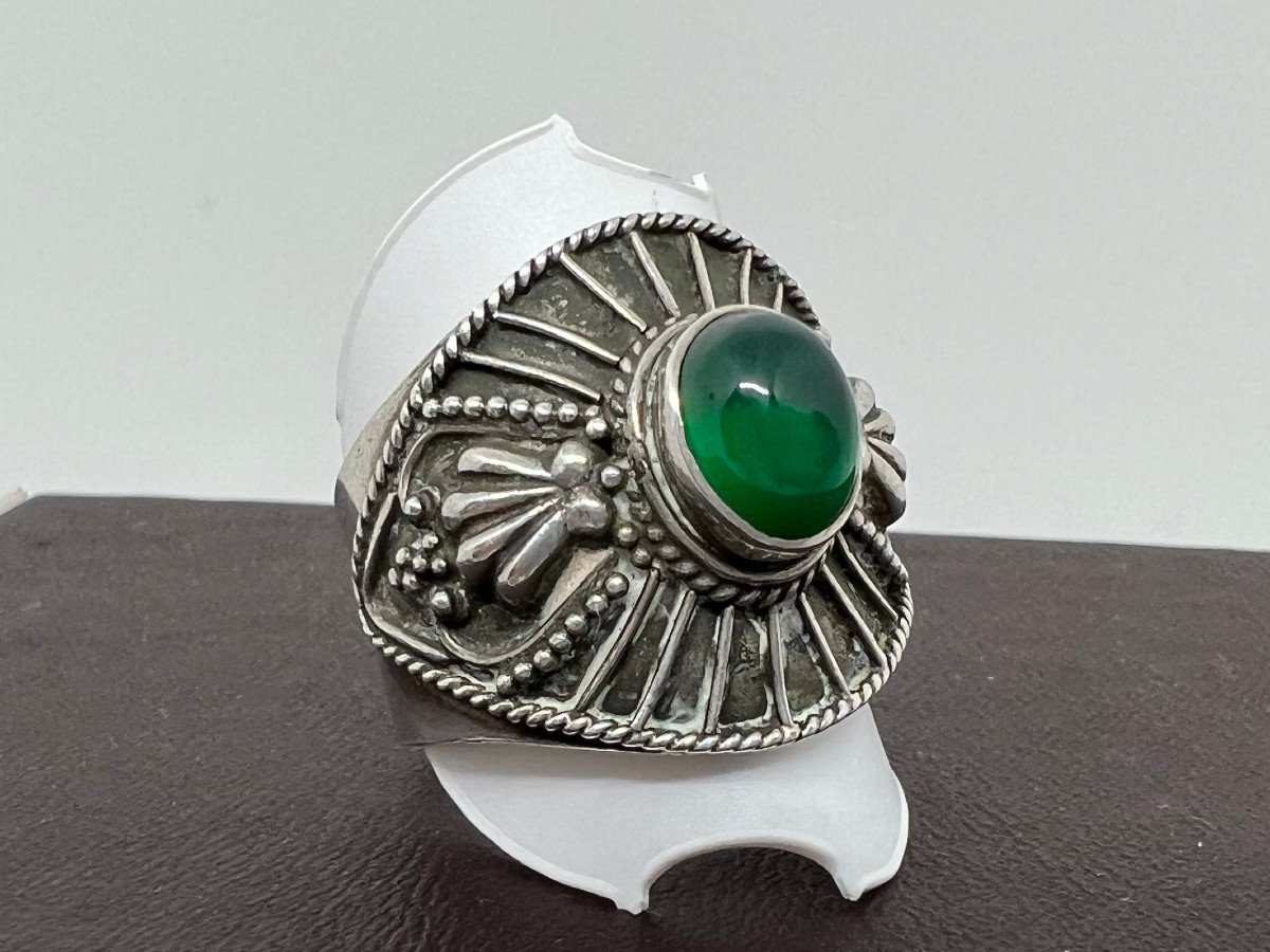 Anello in argento India XX sec.