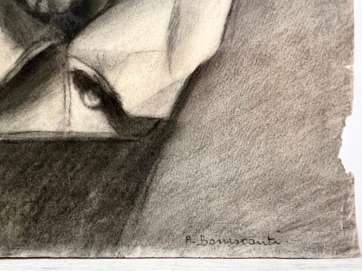 Adriana Bonisconti disegno a matita XX sec.-photo-3