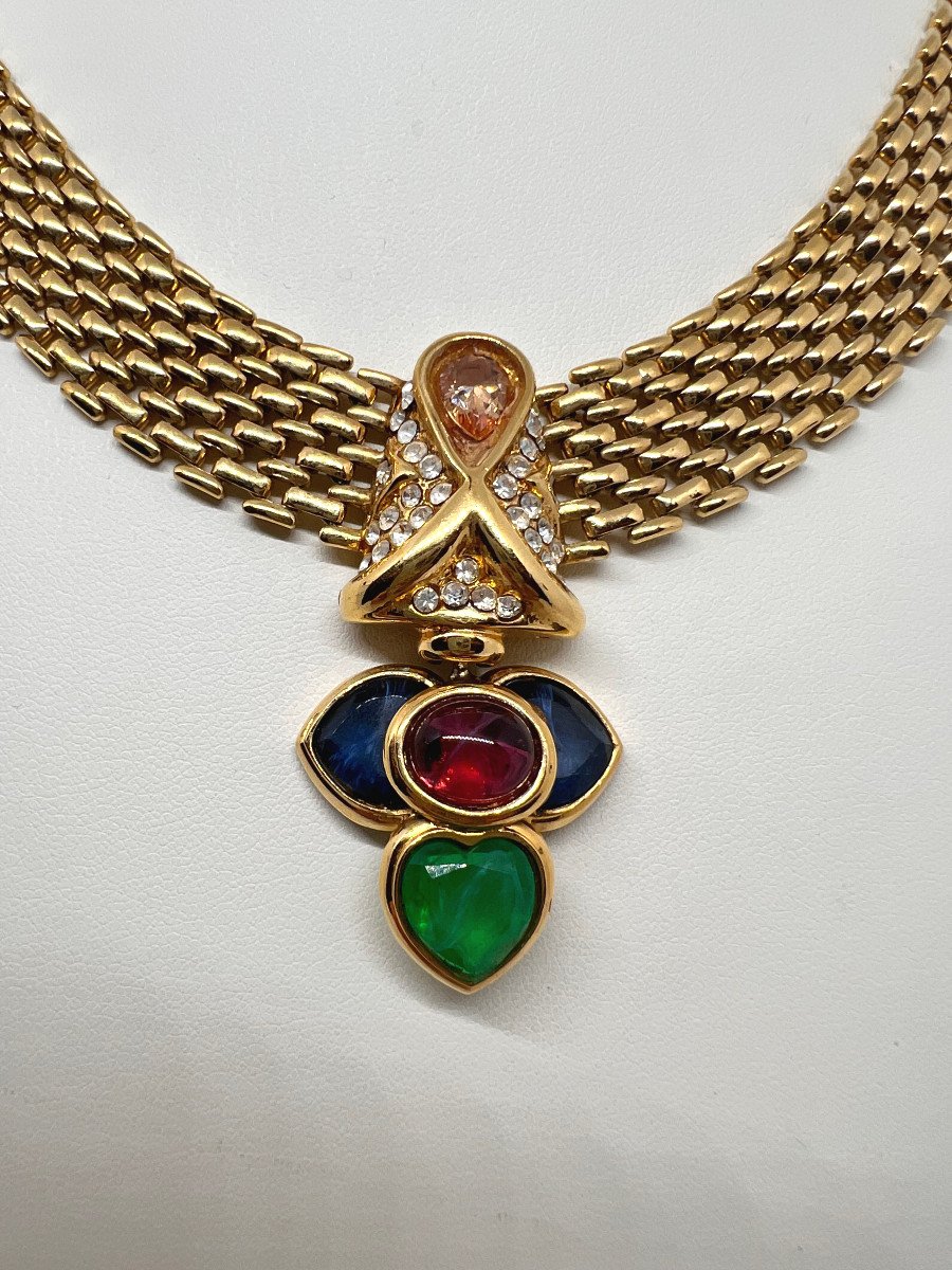 Cascio Firenze collier in metallo dorato -photo-4