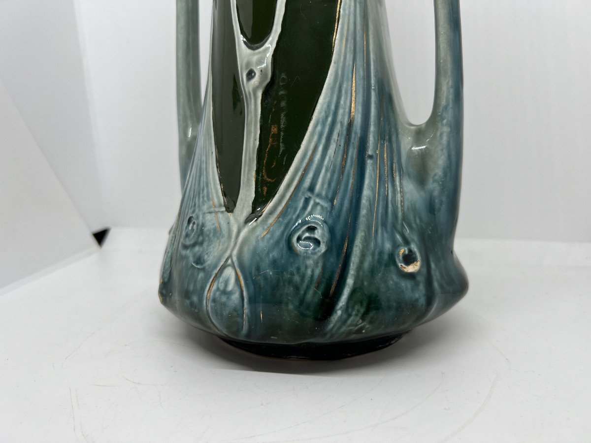 Vaso in terracotta Art Noveau-photo-1