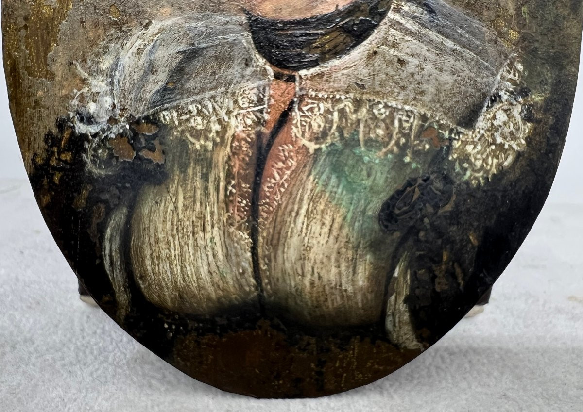 Olio su rame del XVII sec.-photo-3