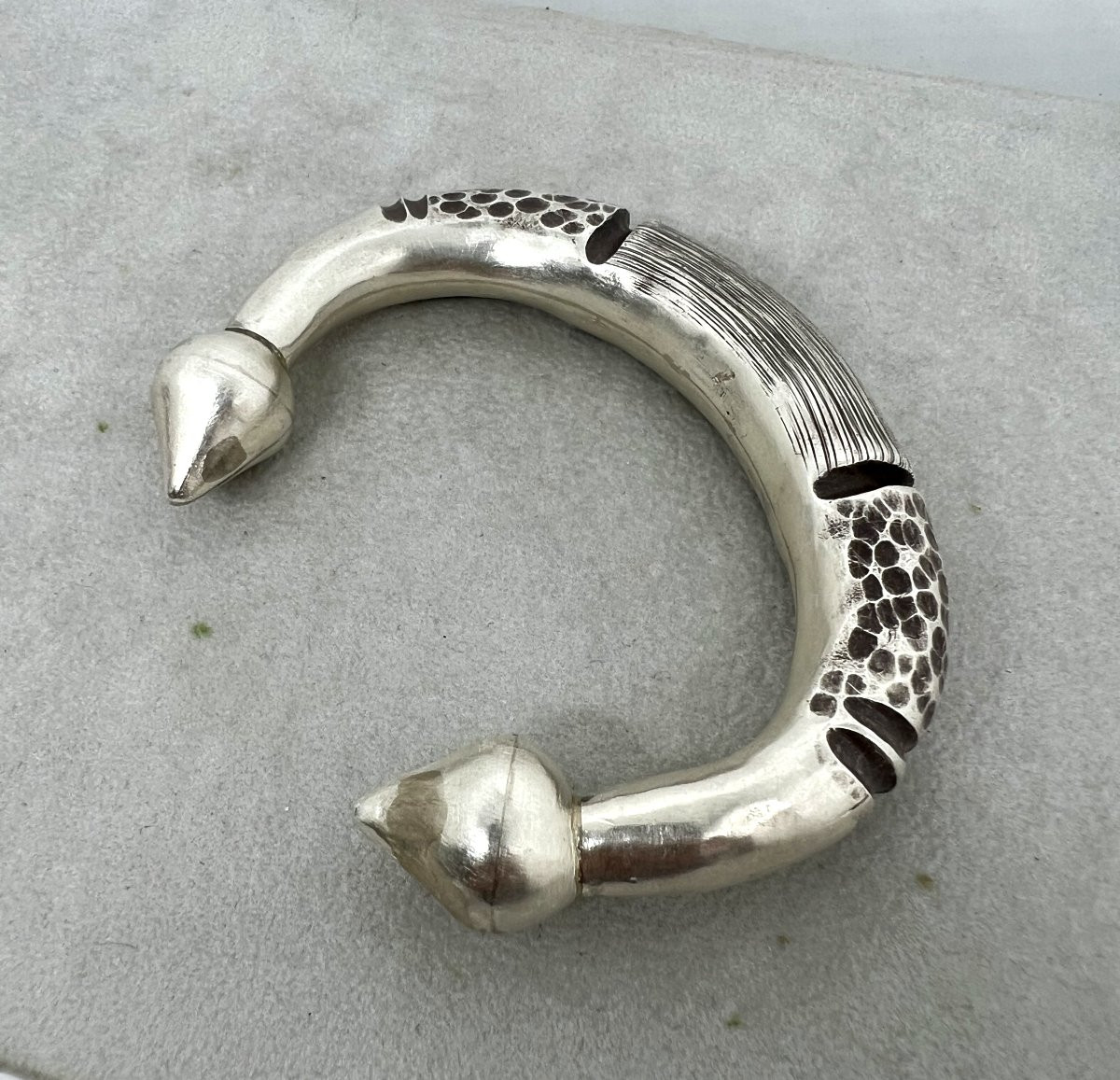 Bracciale rigido argento -photo-2
