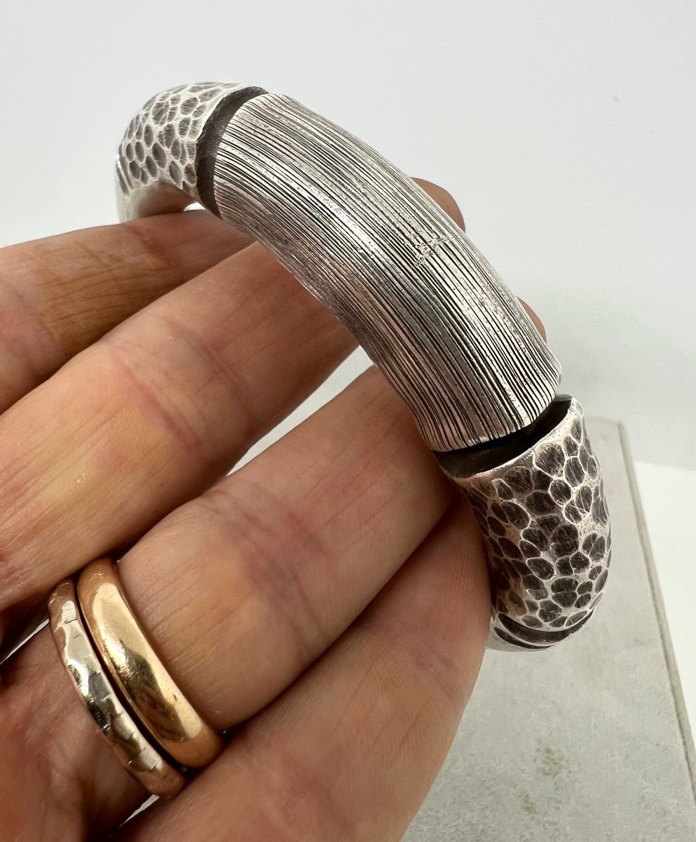 Bracciale rigido argento -photo-4
