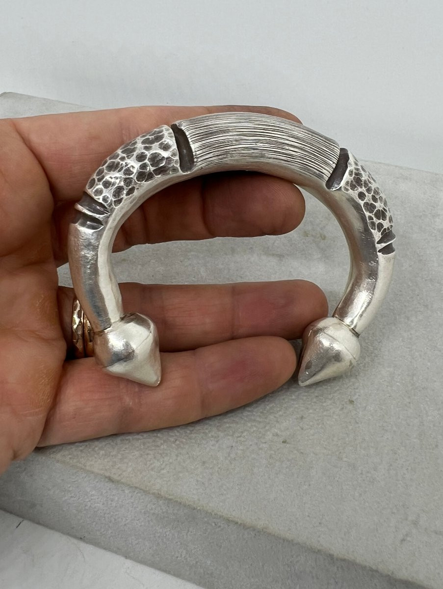 Bracciale rigido argento -photo-2