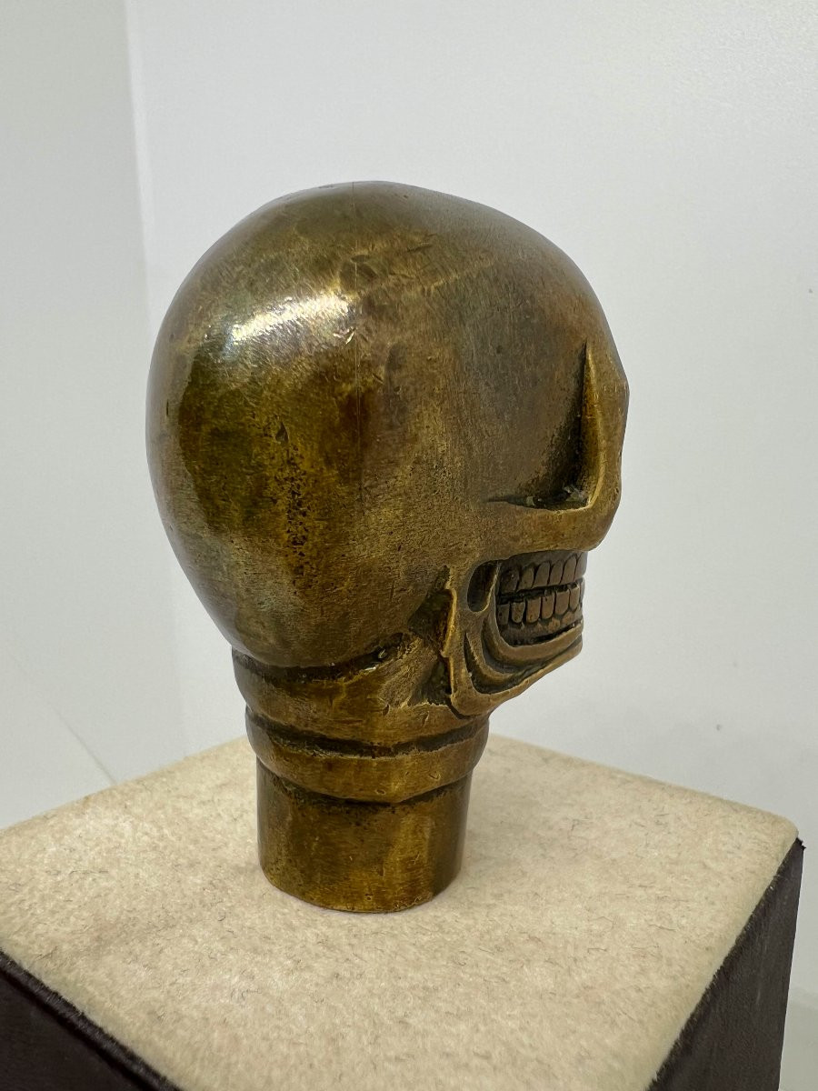 Pomo di bastone in bronzo -photo-1