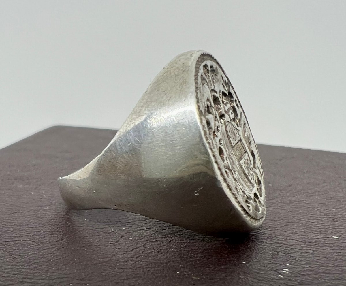 Anello sigillo in argento-photo-2